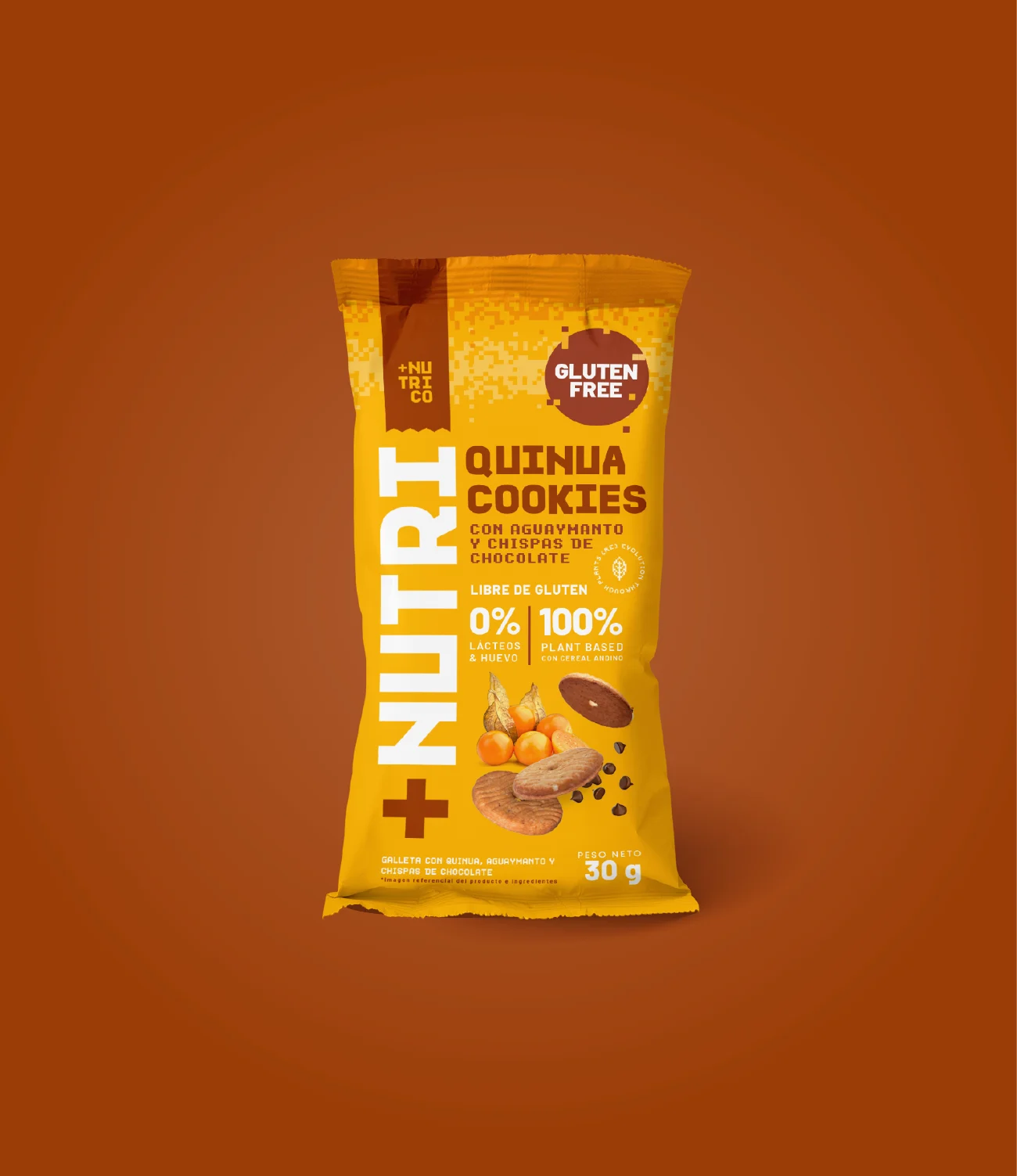 NUTRI Co Quinoa Cookies with aguaymanto, single 30 g sachet