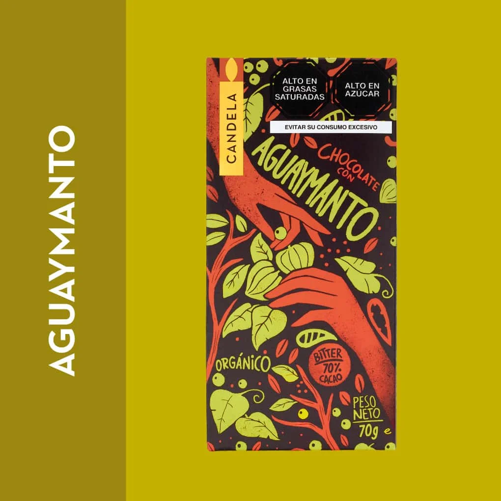 Candela Chocolate con Aguaymanto 70% bar, 70 g