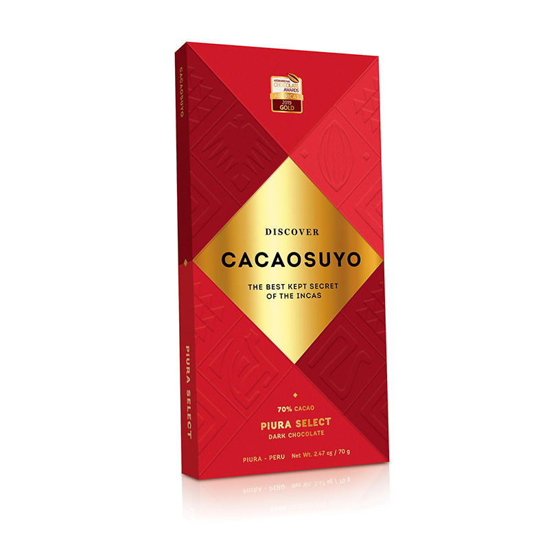 Cacaosuyo Piura Select 70% dark chocolate bar, 70 g