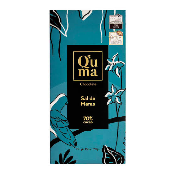 Q'uma Sal de Maras 70% cacao bar, 70 g
